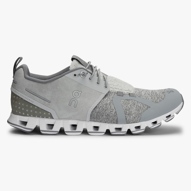 ON Cloud Terry Womens - Women's Road Running Shoes NZ-80412 Silver